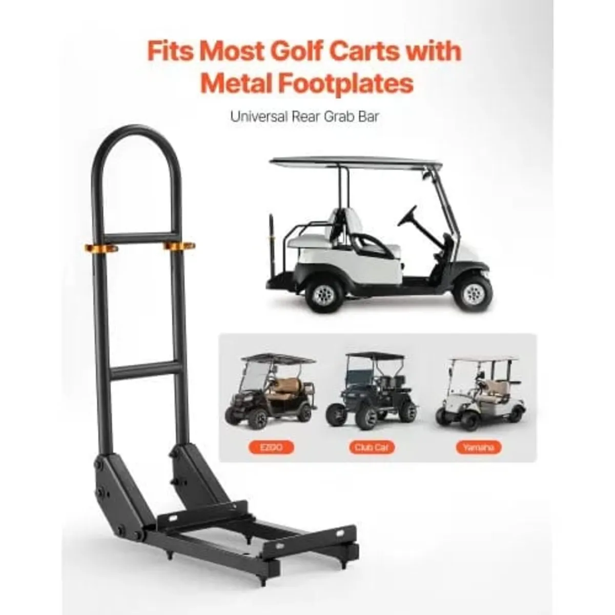 Golf Cart Grab Bar, 450 x 235 x 905 mm, Compatible - Image 2