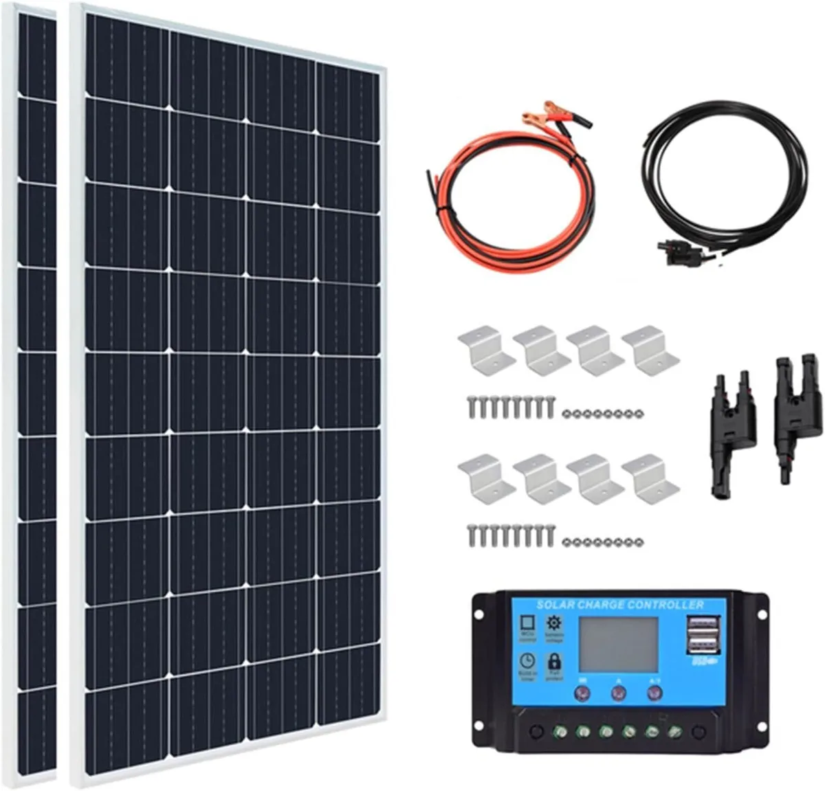 400W Solar Panel Kit with 2×200W PV Modules - Image 1