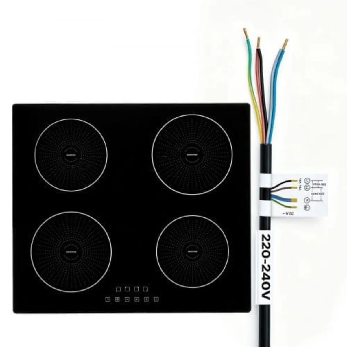Induction Cooktop 60 cm 4 Burners Built-in Electri - Image 1