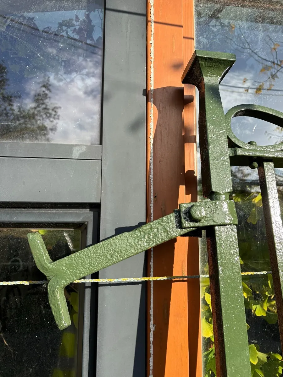 Ornate Green Wrought Iron Gates - Image 2
