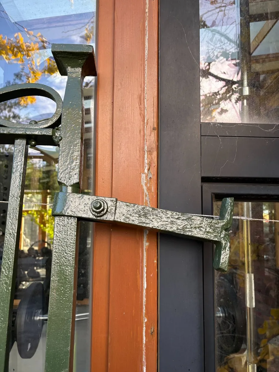 Ornate Green Wrought Iron Gates - Image 3