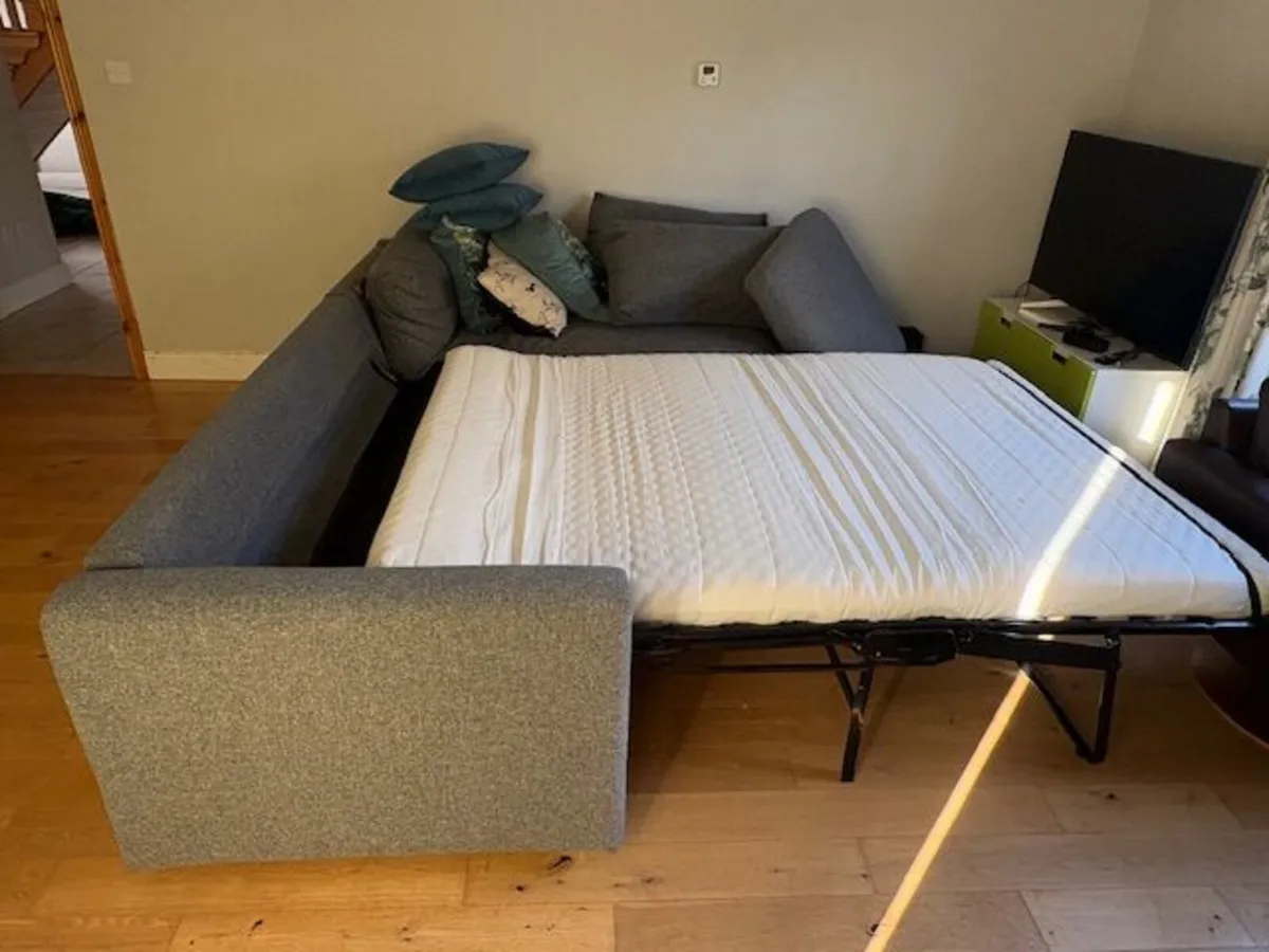 L-Shape Sofa & Bed combination (foldable) - Image 2