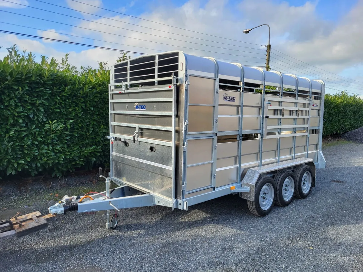 M-Tec 14ft x 6ft Tri Axle Trailer - Image 1
