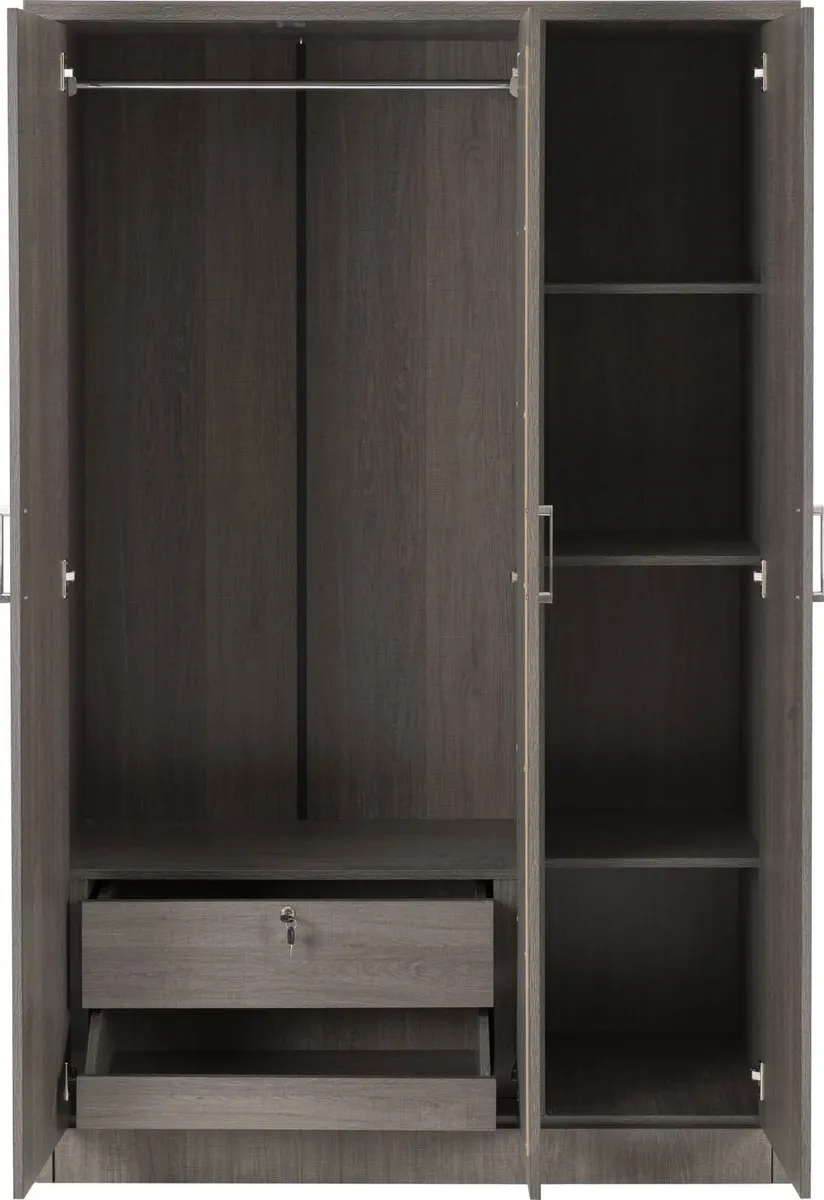 3 DOOR WARDROBES @ DSN Furniture - Image 2