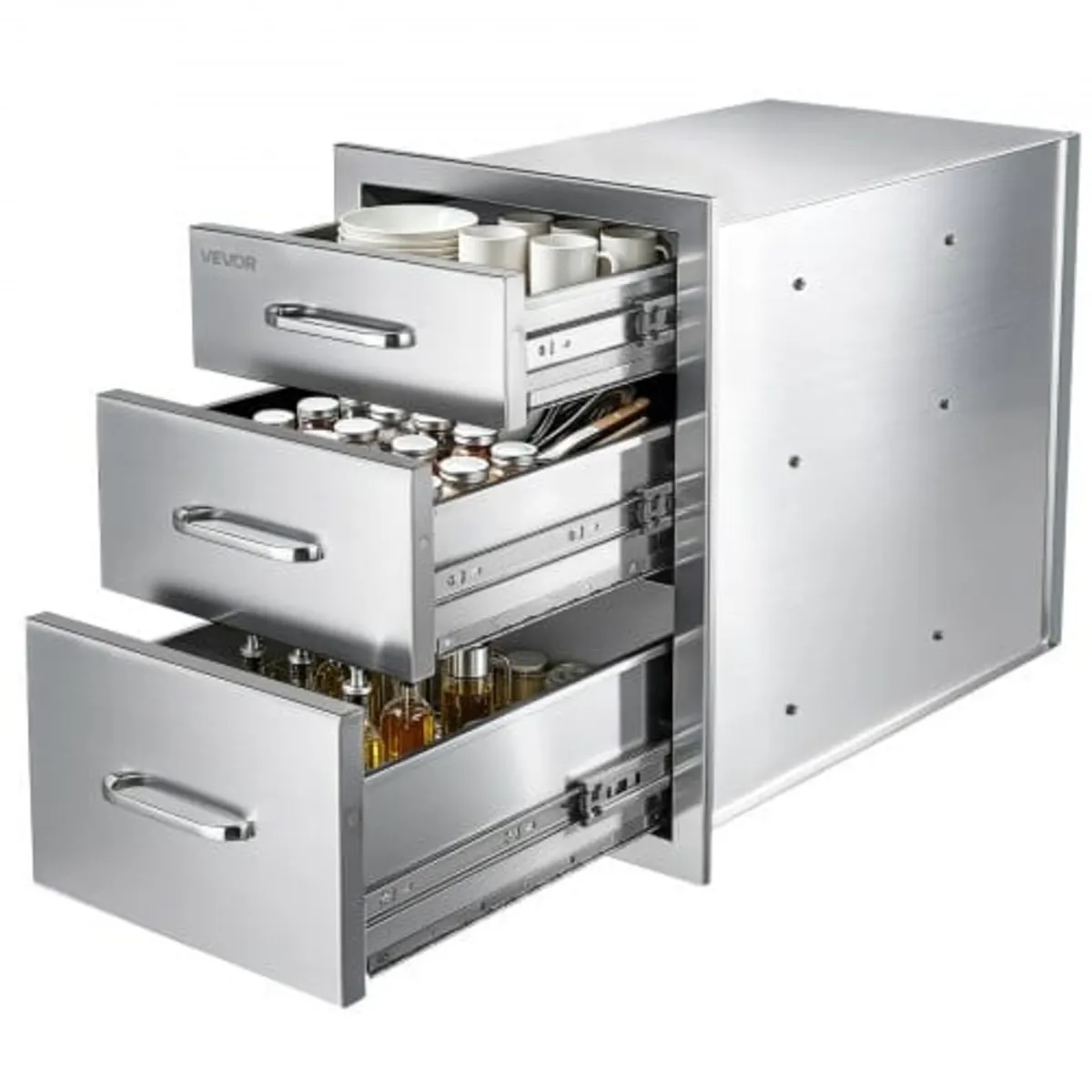 Outdoor Kitchen Drawers, 36.8 x 57.1 x 52.1 cm (Wx - Image 1