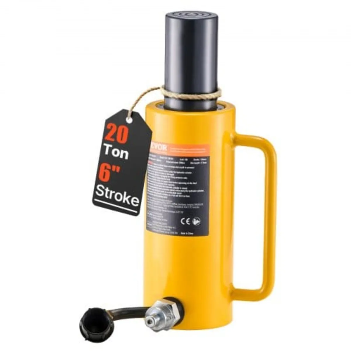 Hydraulic Cylinder Jack, 20 Ton Solid Ram Hydrauli - Image 1