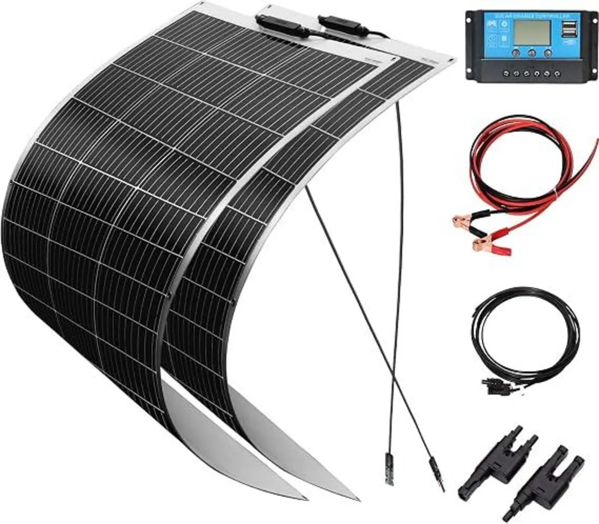 2×200W Solar Panel Kit 12V for Off-Grid Systems - Image 1