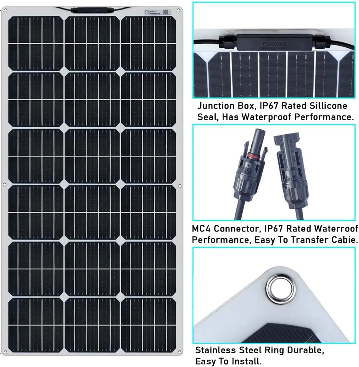 2×200W Solar Panel Kit 12V for Off-Grid Systems - Image 4