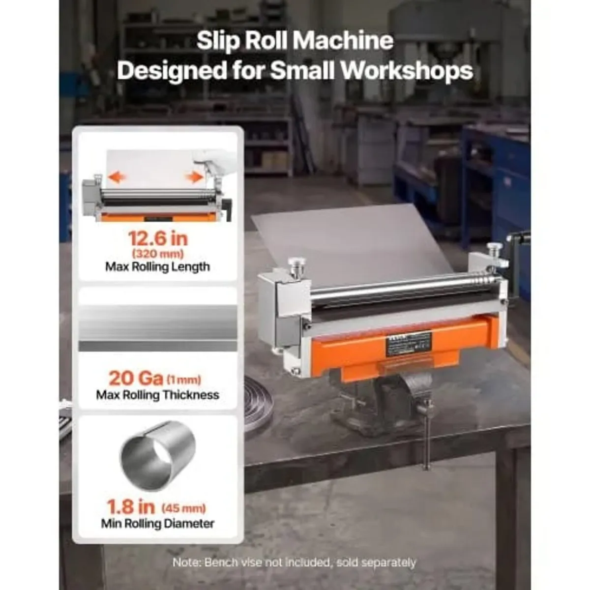 Slip Roll Machine 320 mm Max Forming Width 20 Gaug - Image 2