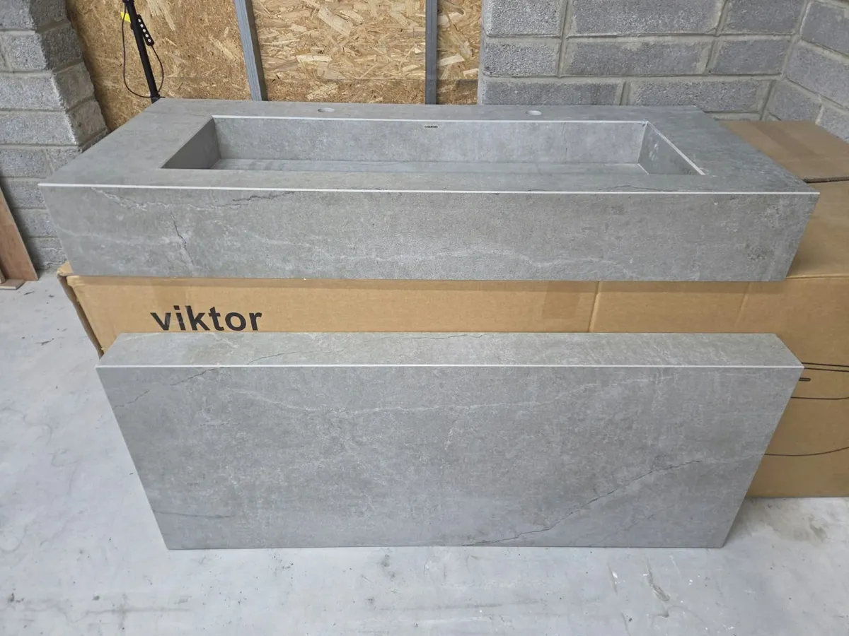 Ex-Display CONSENTINO Basin & Matching Shelf - Image 1