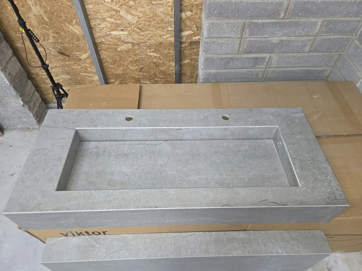 Ex-Display CONSENTINO Basin & Matching Shelf - Image 2