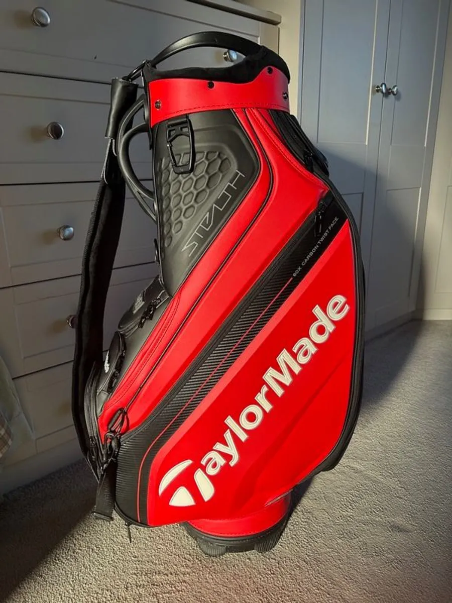 Taylor Made Stealth Tour Bag (Red & Black) - Image 1