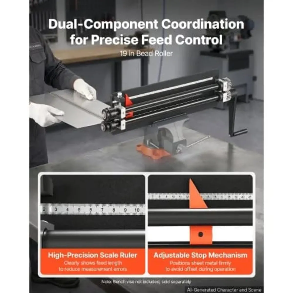 Bead Roller 483 mm Metal Fabrication Bead Roller 1 - Image 2