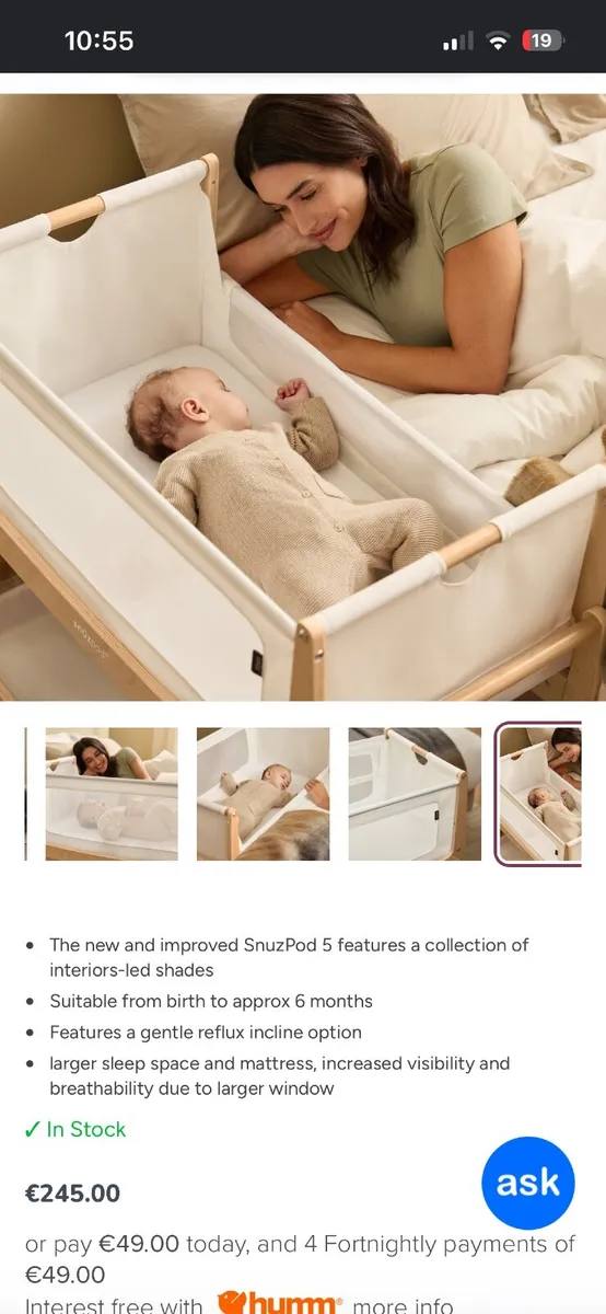 Snuz Pod Cot - Image 2