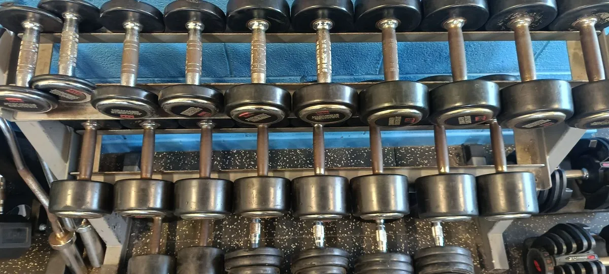 Dumbbells and rack - Image 2