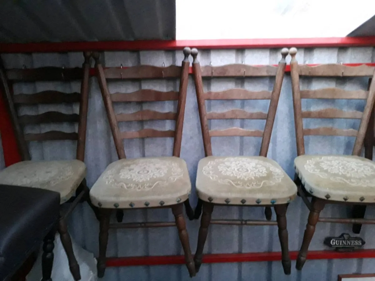 Victorian Studed Dining Room Chairs - Image 4