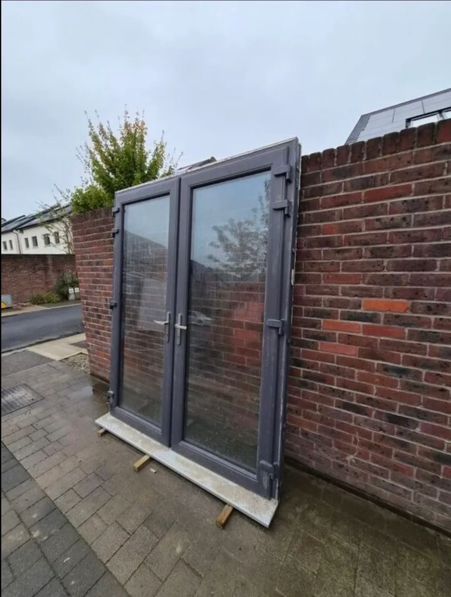 UPVC ANTHRACITE FRENCH DOOR