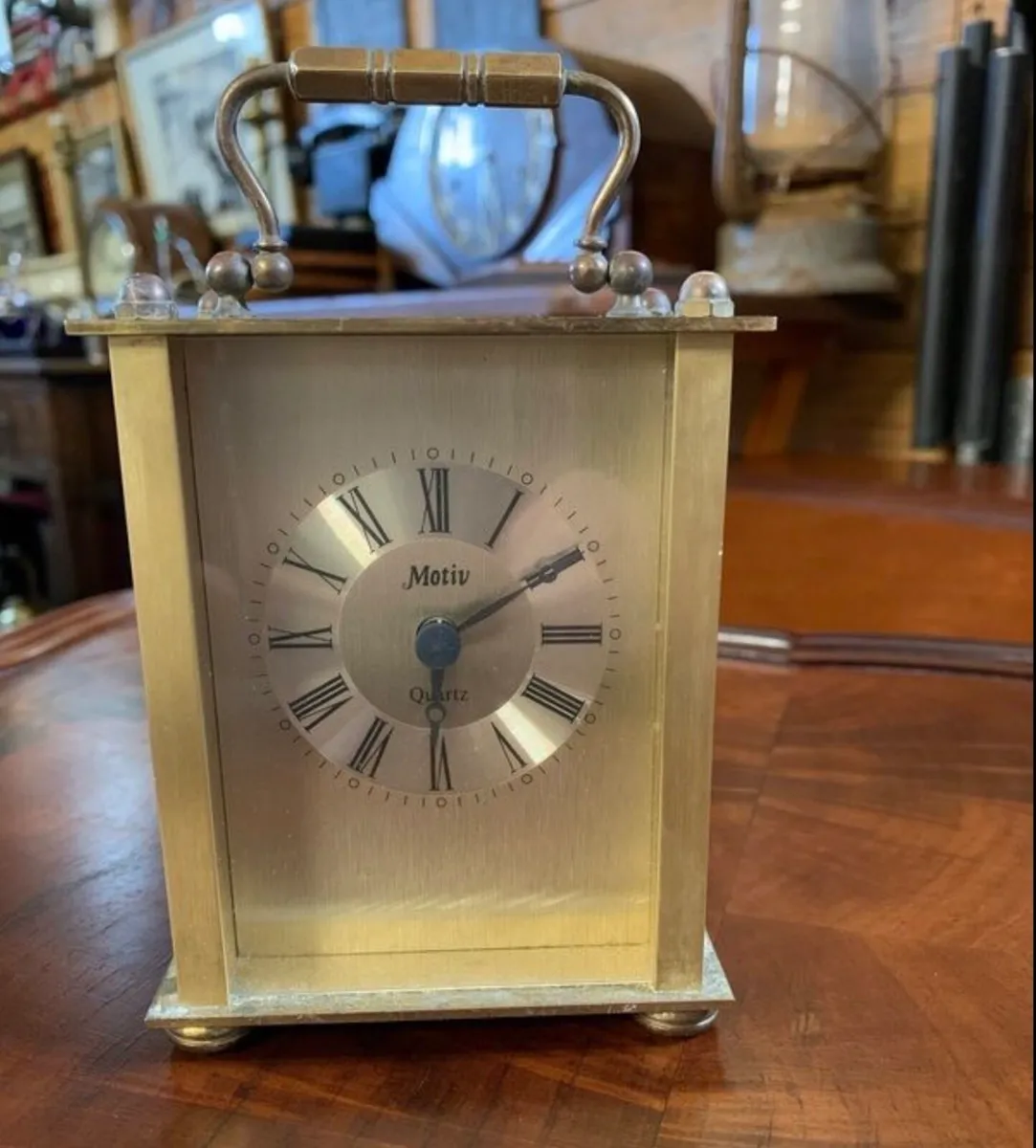 Vintage Irish made brass clock - Tipperary