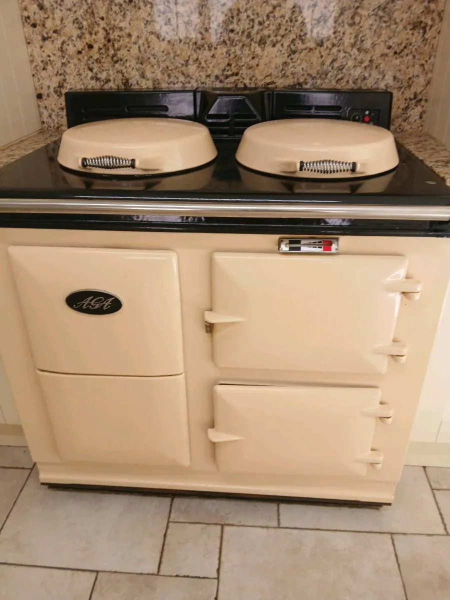 2 oven 30amp night storage Aga - Image 1