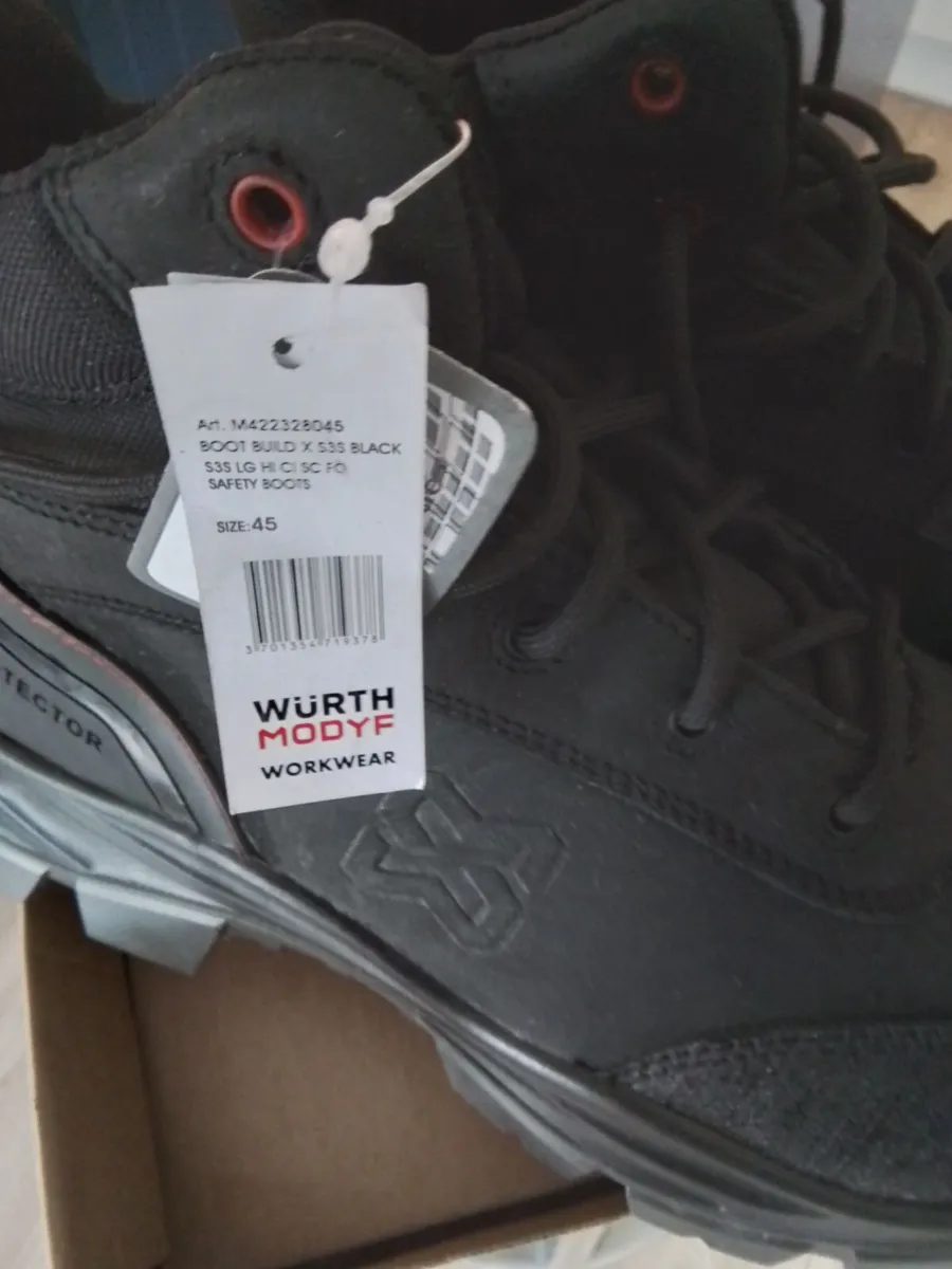 Wurth modyf safety workboots size 10.5 - Image 2