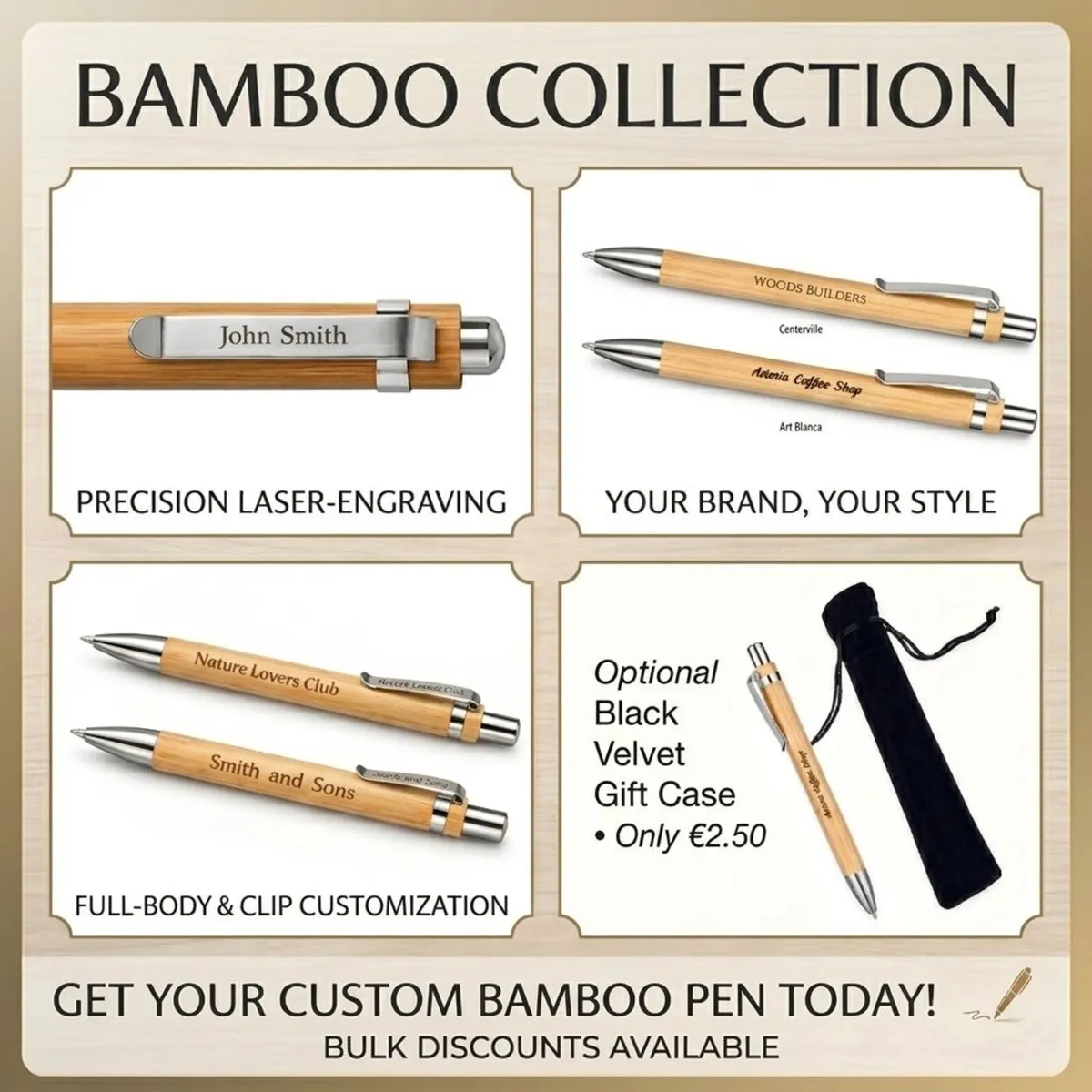 Bamboo Pens - Image 1