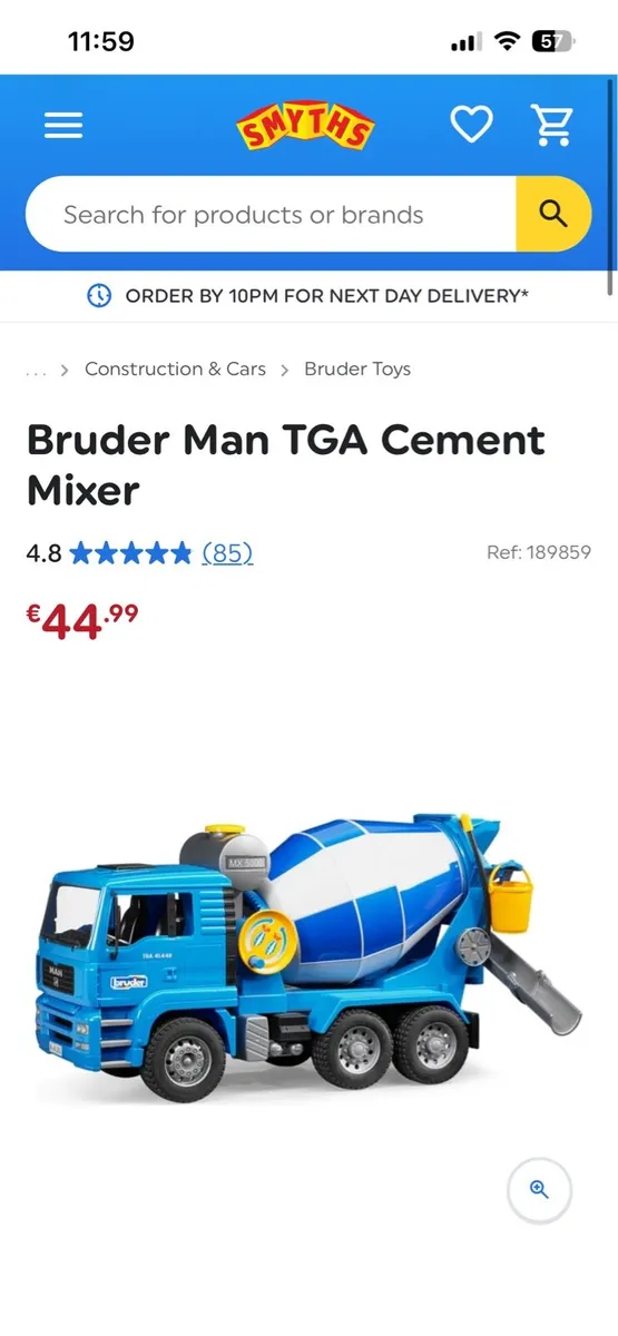 Bruder Man TGA Cement Mixer - Image 4