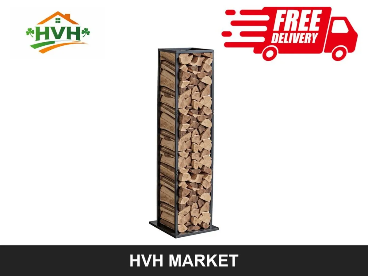 Indoor Firewood Rack, 45kg Capacity - Image 1