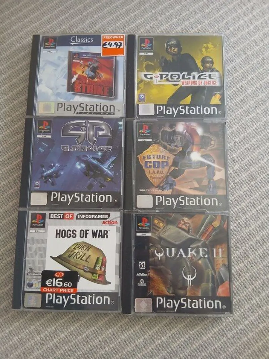 6 Original PlayStation 1 Games  Complete with Manuals   E30 Each - Image 2