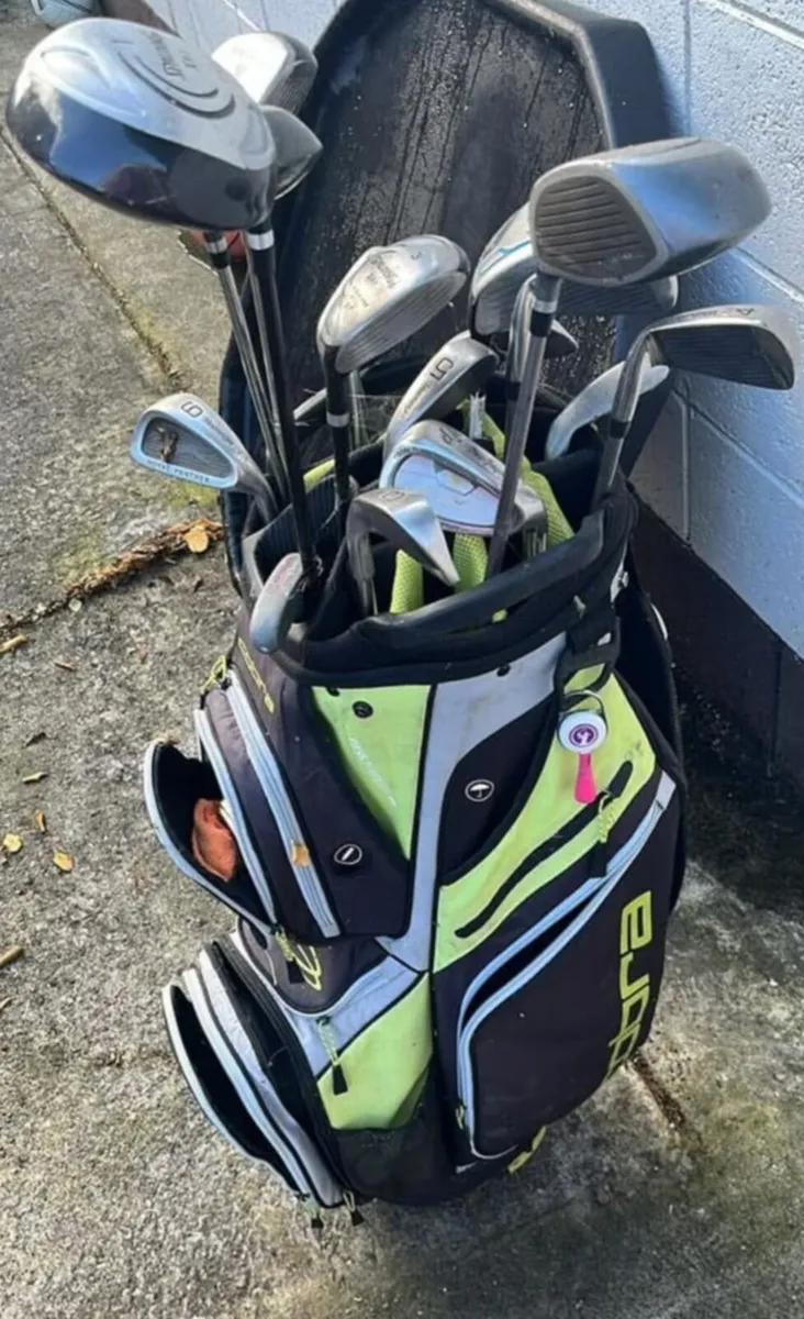 GOLF CLUBS SET WITH BAG CONDITION GOOD DUBLIN15 BL - Image 2