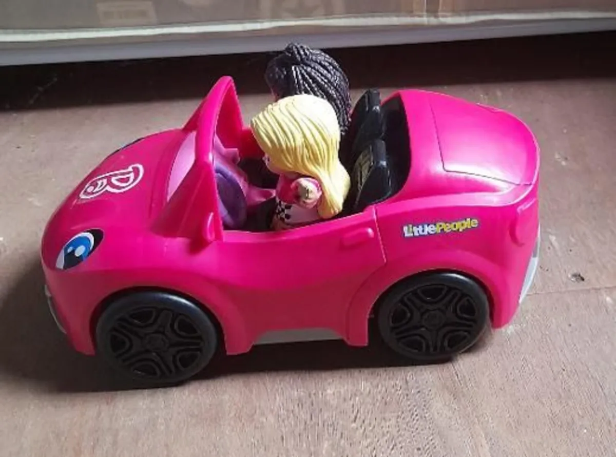 Fisher Price Little People Barbie Convertible Car - Image 1