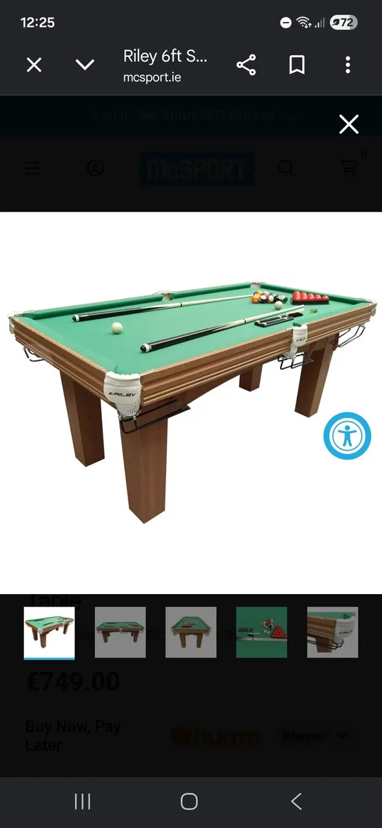 Snooker / pool table - Image 1