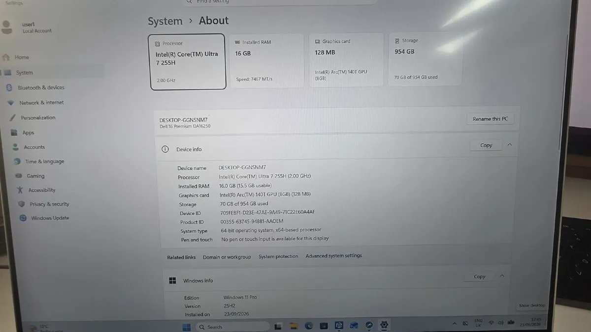 Dell XPS 16 Premium DA16250  Laptop - Image 2