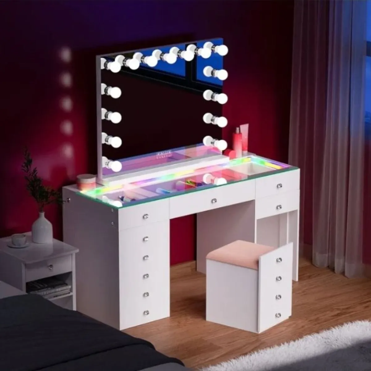 VANITII Eva Vanity Set-12 Storage Drawers with A H - Image 2