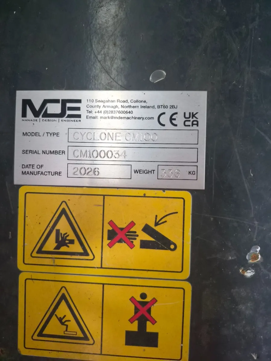 Used CDE CM100 Cyclone Flail Mulcher - Image 4