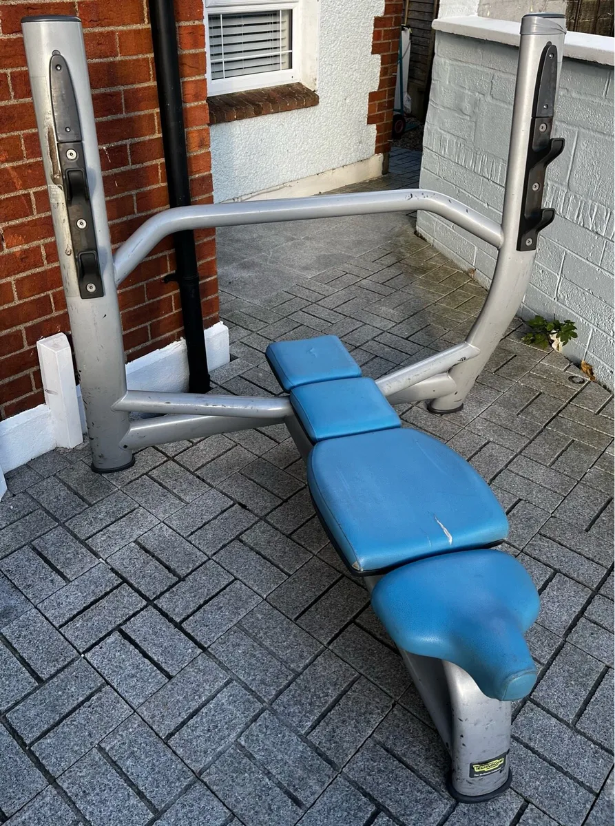 Technogym Olympic flat bench. COMMERCIAL - Image 1