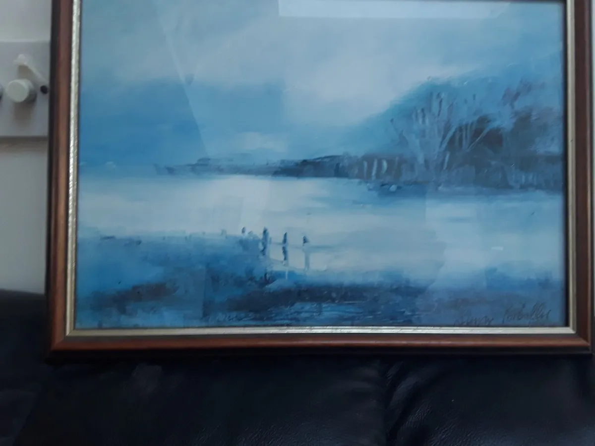Lovely large picture artist name at the bottom - Image 1