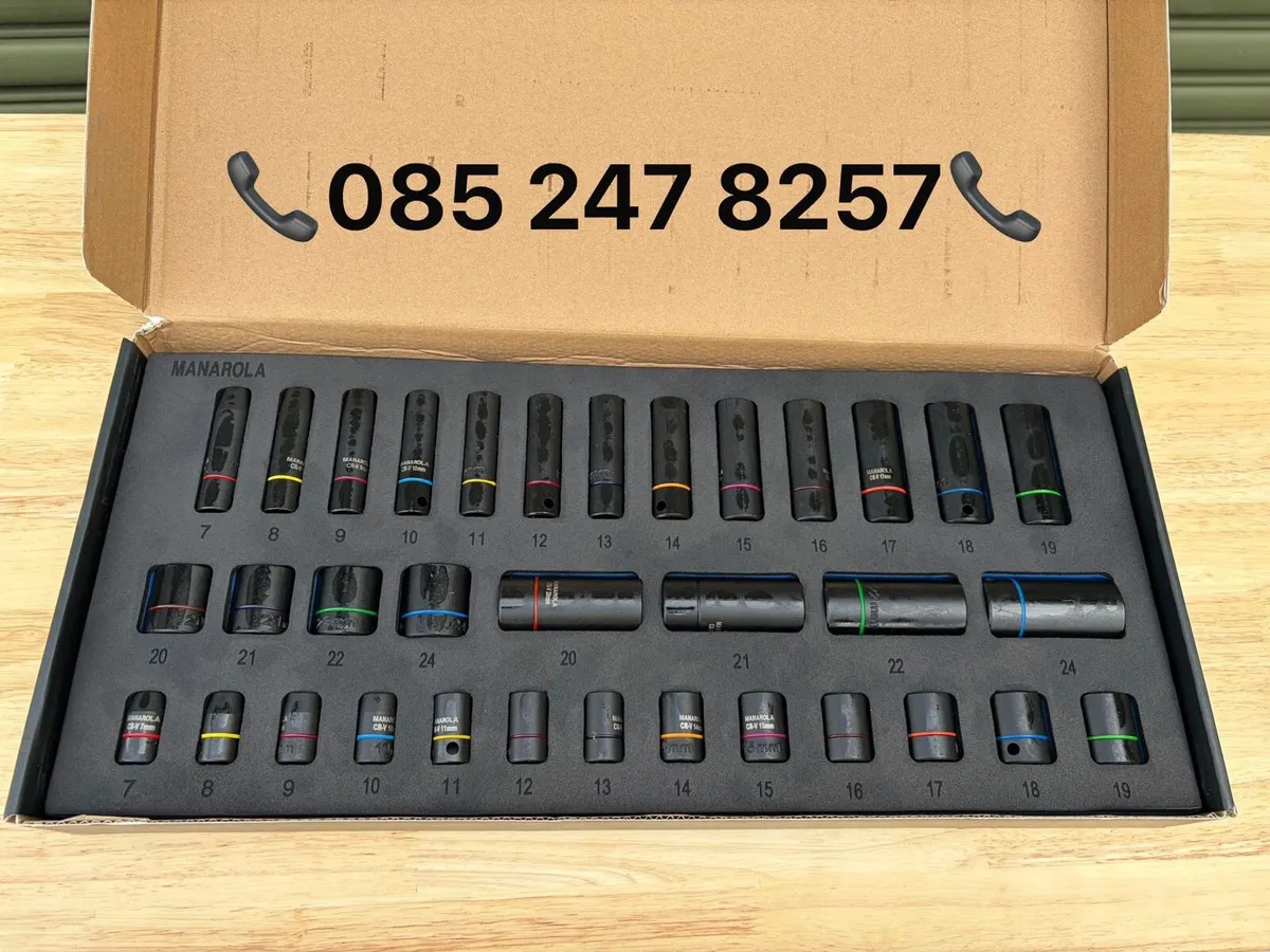 Brand New Manarola 34Pc 3/8” Impact Sockets - Image 2