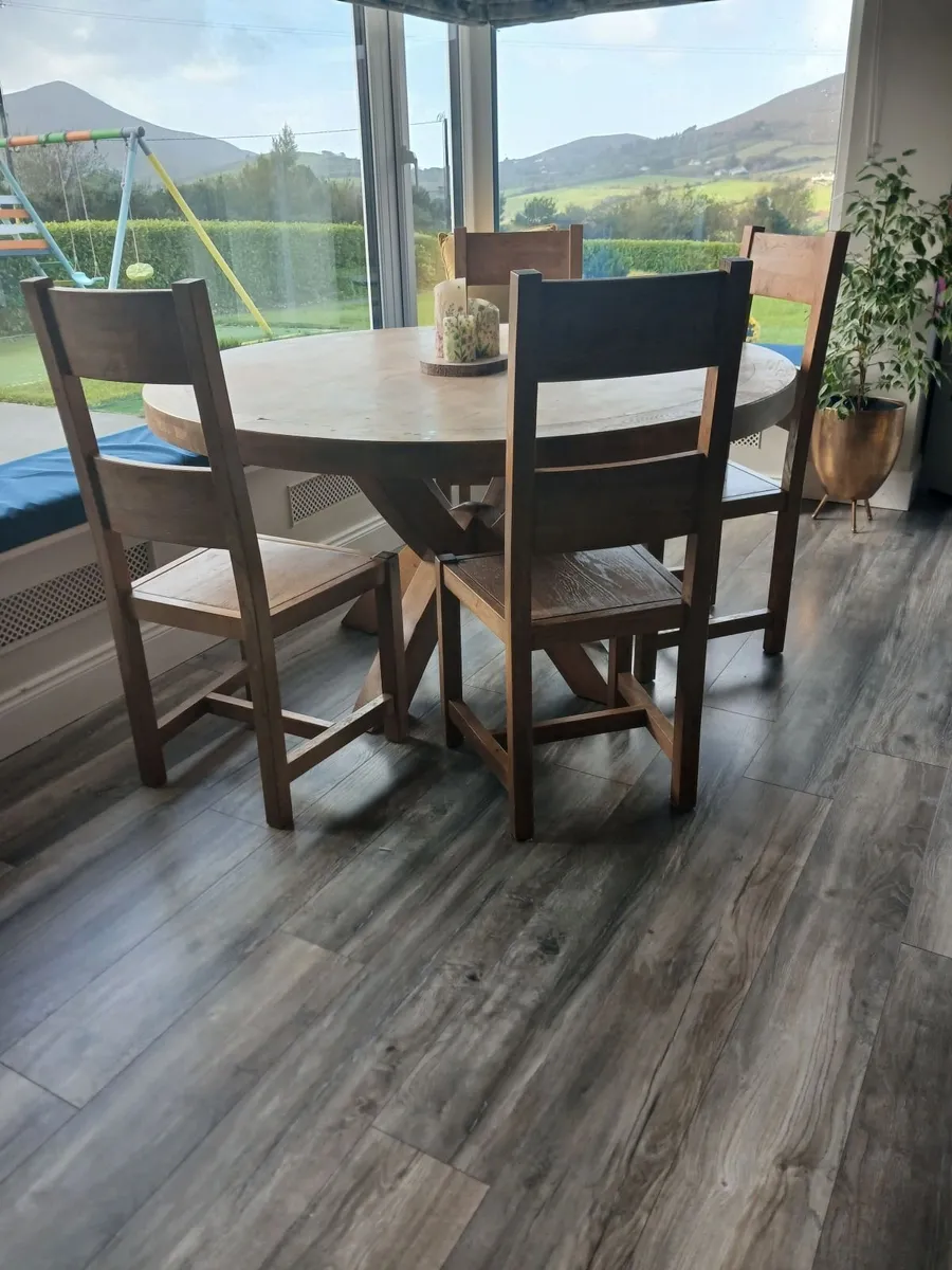 Rathwood Fitzwilliam Solid Dining Table and Chairs - Image 2
