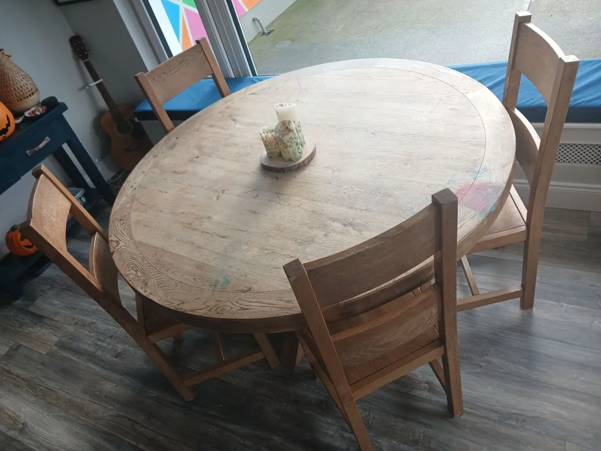 Rathwood Fitzwilliam Solid Dining Table and Chairs - Image 3