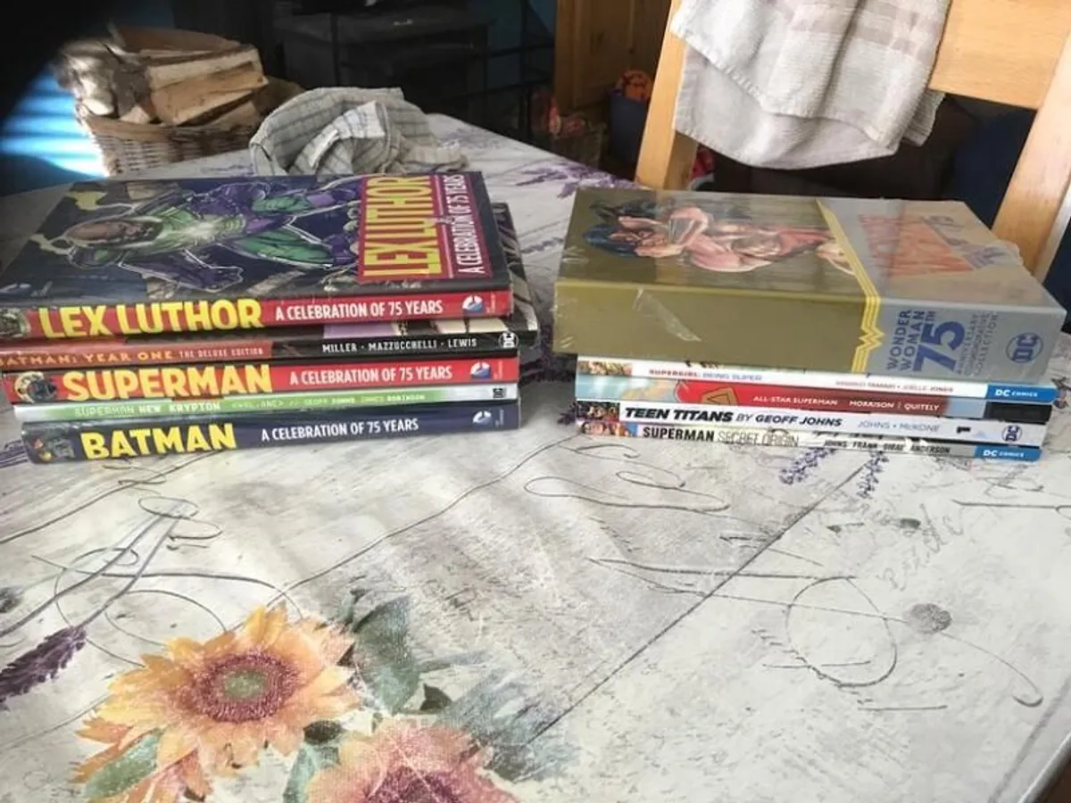 Marvel  DC Comics Graphic Novel Collection Lot - 10 Books (Sealed Hardbacks & Paperbacks) - Image 2