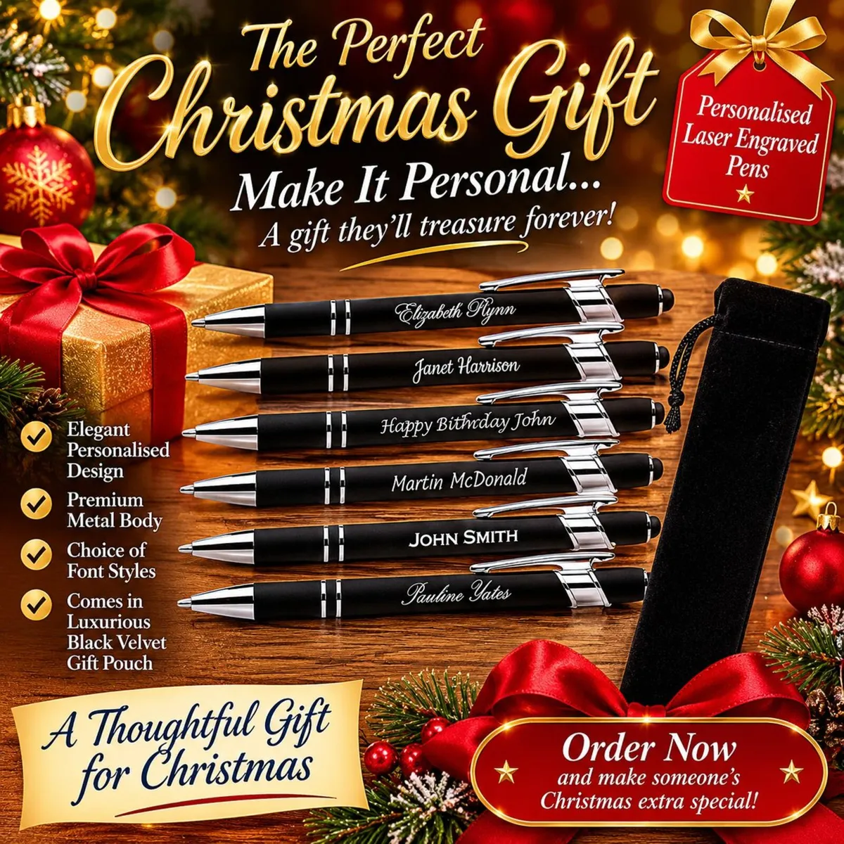 Elegant Laser engraved ball point pens - Image 1