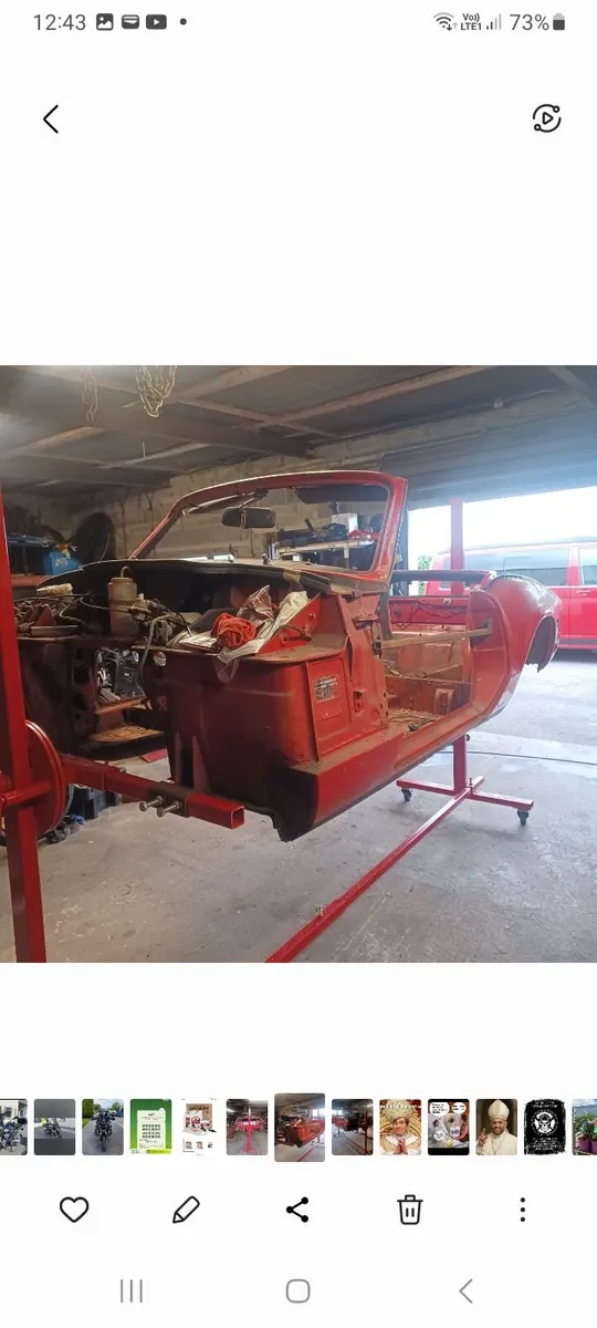 Car body rotisserie, rollover jig. - Image 3
