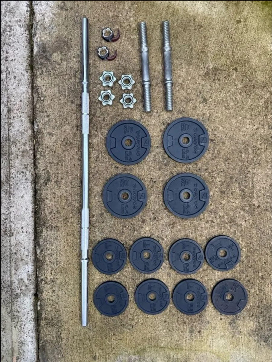 Barbell and Dumbbell Weight Set - Image 1