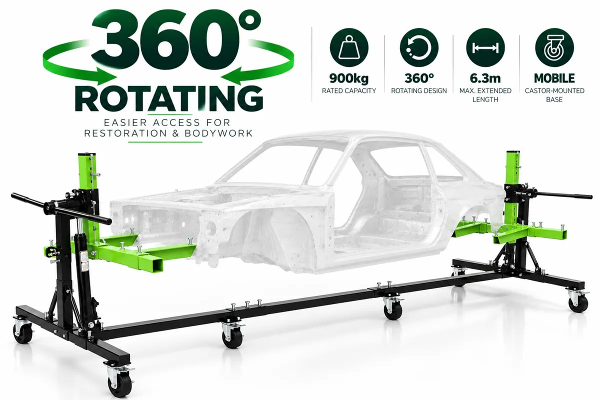 BRAND NEW PACINI 900KG CAR ROTISSERIE – PC1300 - Image 3