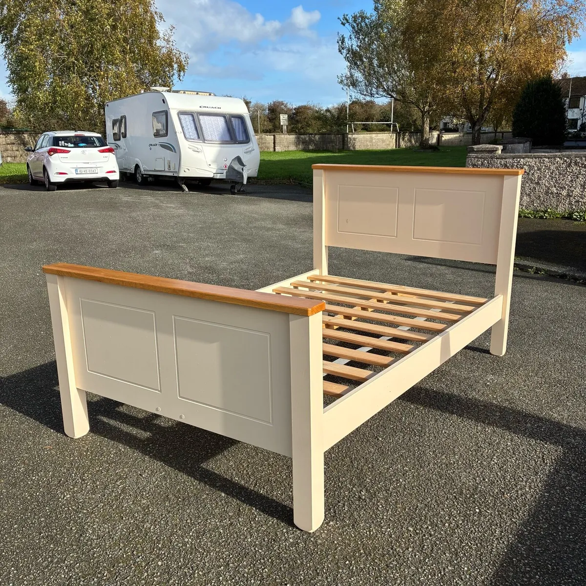 Solid 4ft Small Double bed Frame - Image 2