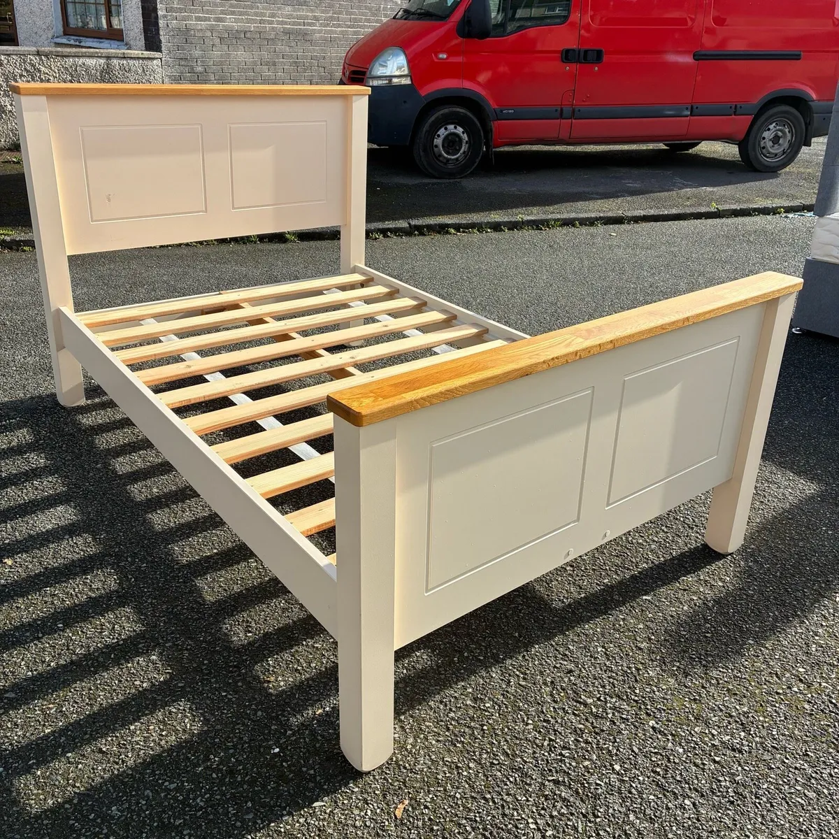 Solid 4ft Small Double bed Frame - Image 1