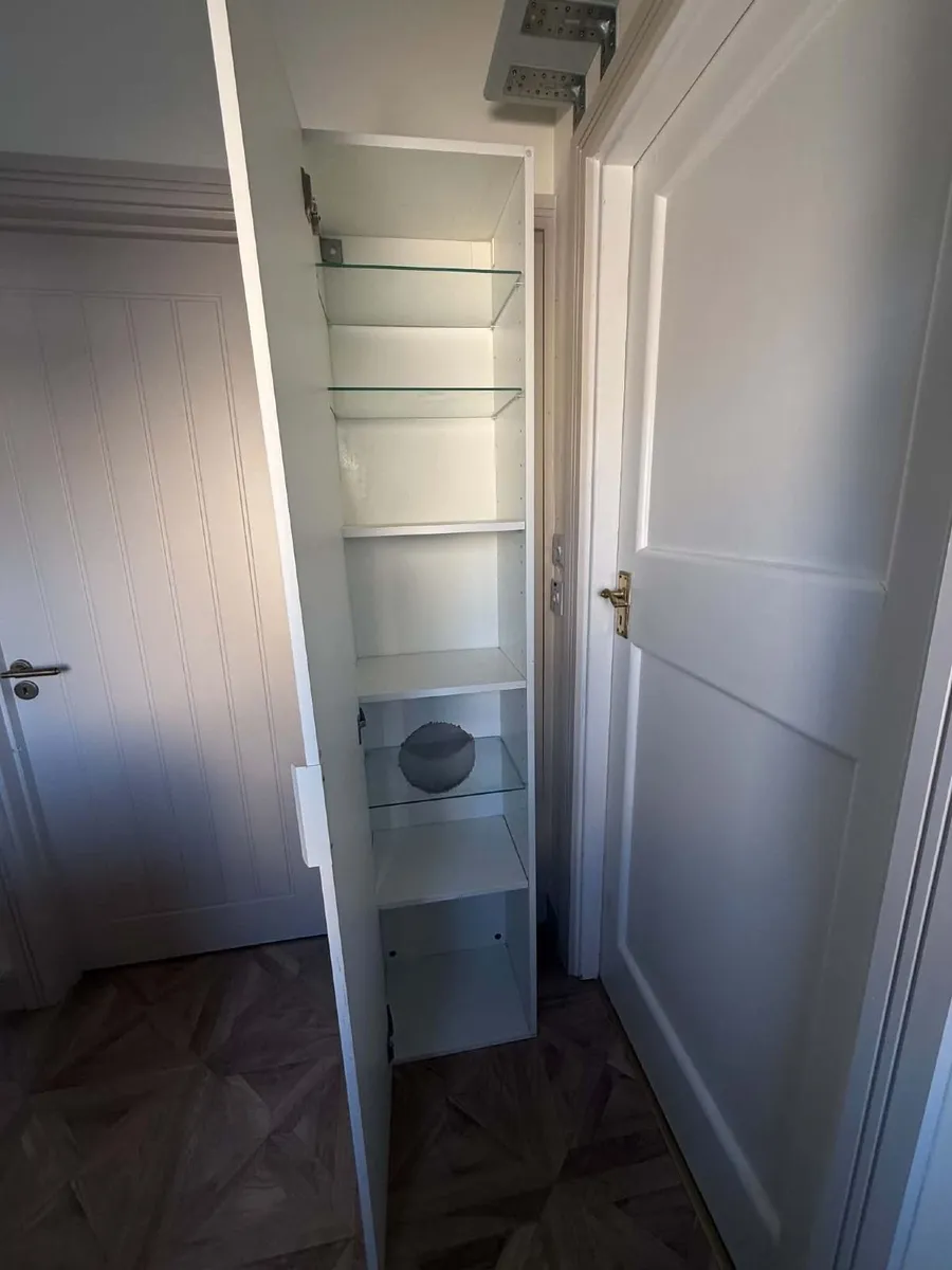 Ikea Wardrobe with shelves (Hole in back) - Image 1