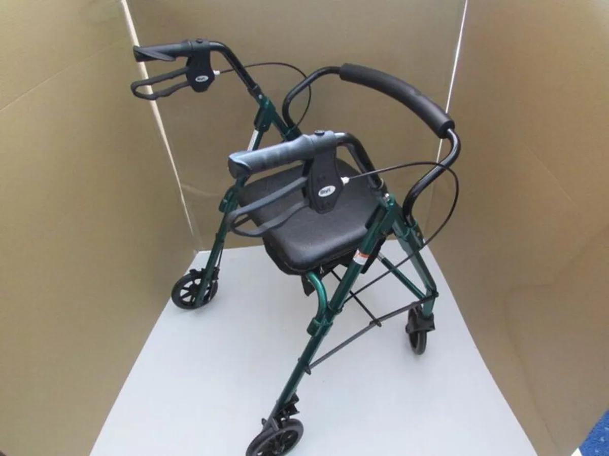 Green Mobility Rollator Walker + brakes - Image 4