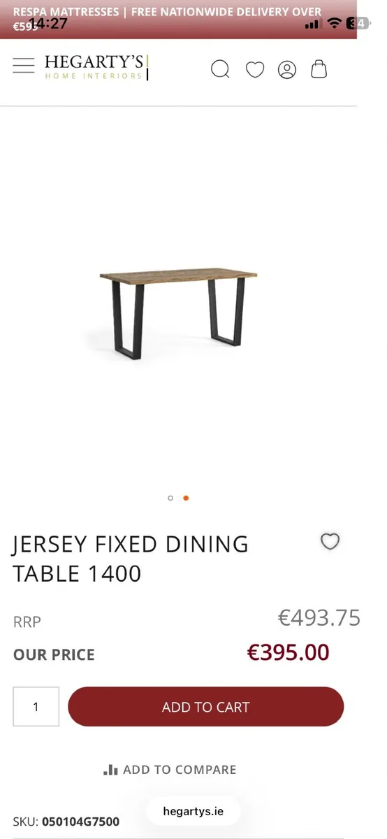 Dining table - collection only Buncrana area - Image 2