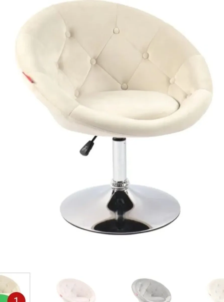 Bella Swivel Vanity Chair / 3 Colours - Image 1